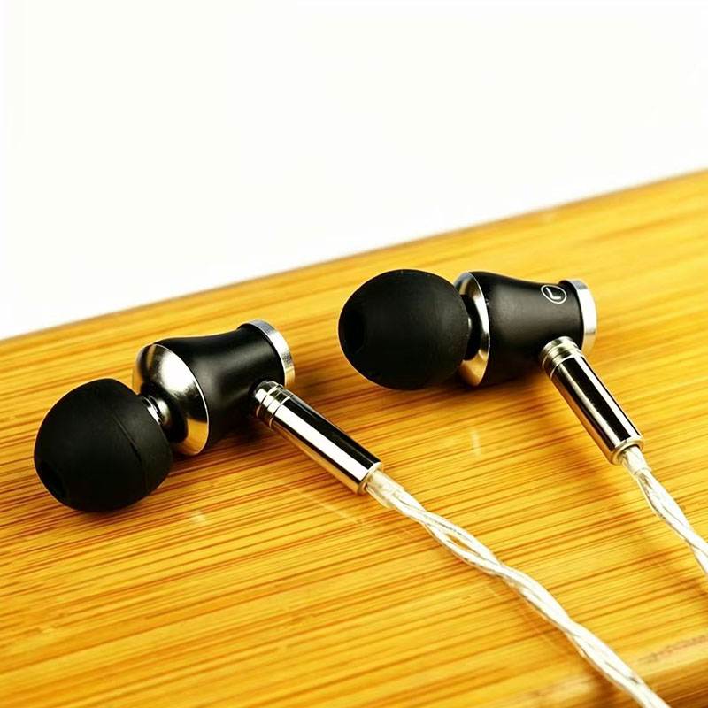 Wired Earphone Mic - Słuchawki HiFi douszne z wymiennym kablem