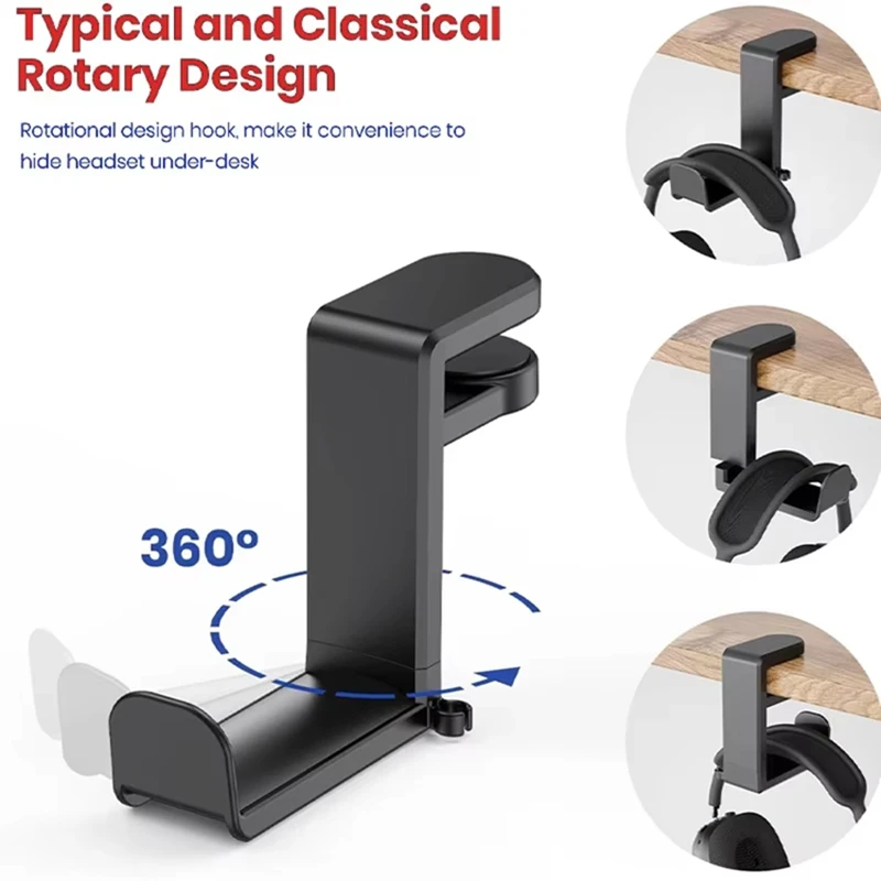 Uchwyt na słuchawki bez wierce – Headphone Stand Desk recenzja i cena