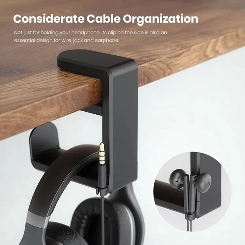 Uchwyt na słuchawki bez wierce – Headphone Stand Desk recenzja i cena