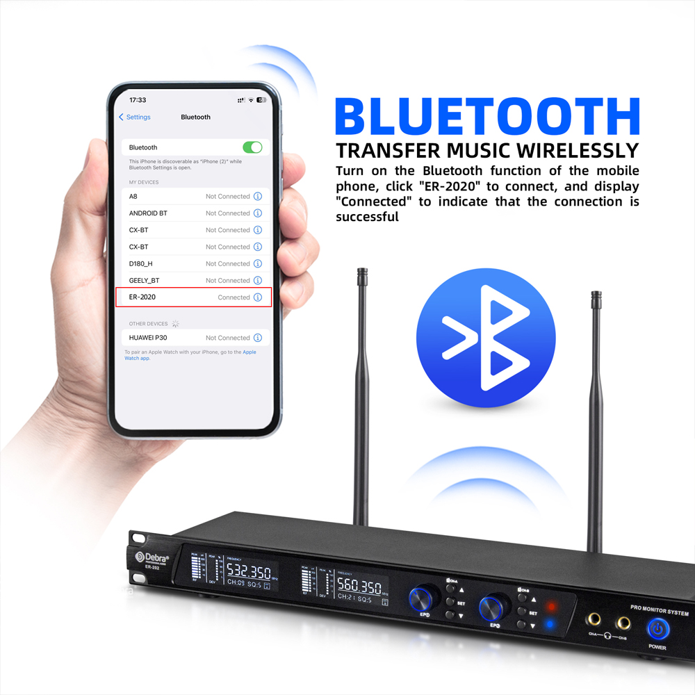 Debra UHF IEM ER-202 Bezprzewo – In Ear Monitor Iem recenzja i cena