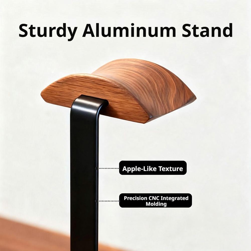 Stojak na słuchawki z drewna o – Headphone Stand Desk recenzja i cena