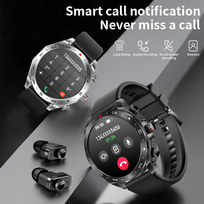 LIGE TWS 2‑w‑1 Smartwatch z wb – Wireless Earbuds Tws recenzja i cena